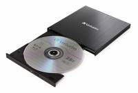Verbatim External Slimline Blu-ray Brenner Extern Retail Schwarz