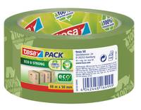 tesa ECO & STRONG 58156-00000-00 Packband tesapack® Grün (L x B) 66 m x 50 mm 1 St.