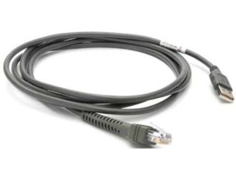 Zebra CBA-U21-S07ZBR Scanner-USB-Kabel Schwarz USB
