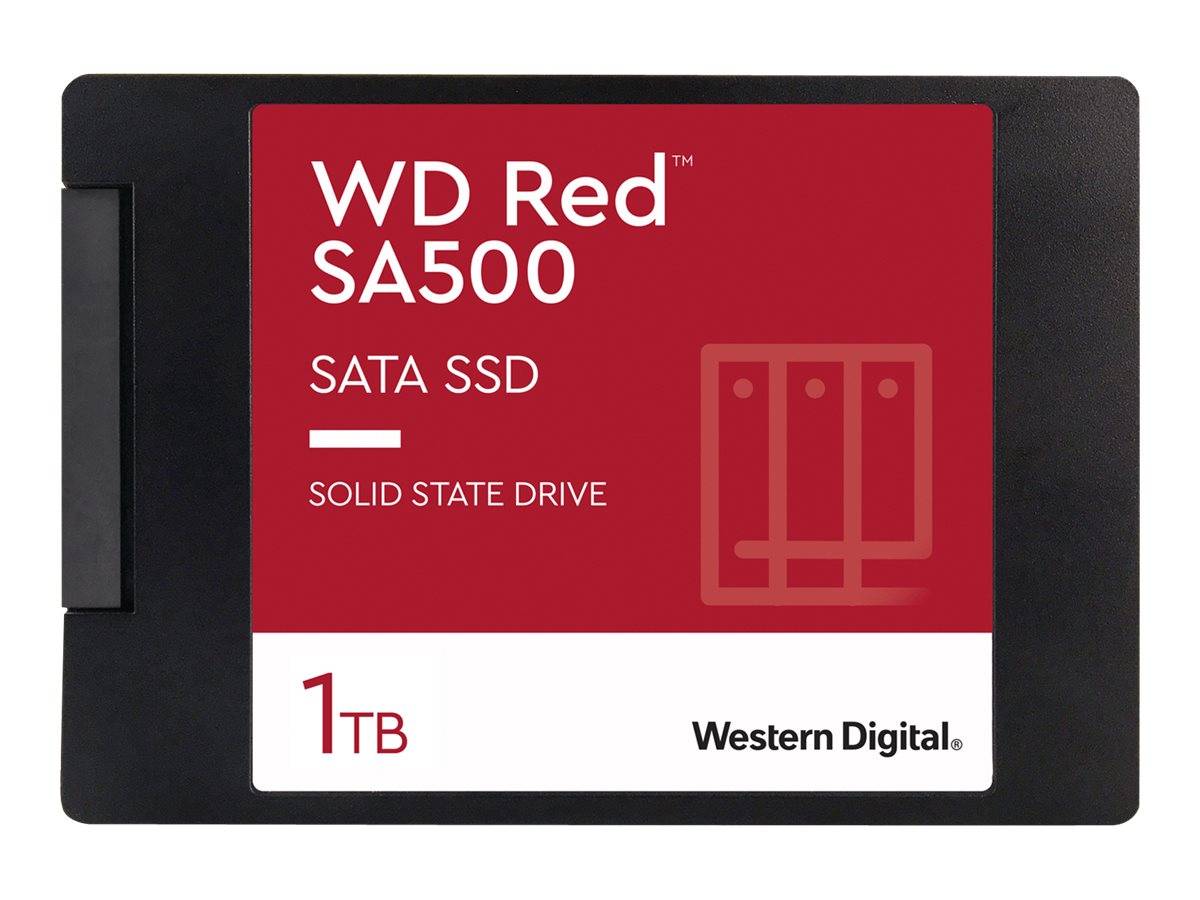 Western Digital WD Red™ SA500 1 TB Interne SATA SSD 6.35 cm (2.5 Zoll) SATA 6 Gb/s WDS100T1R0A
