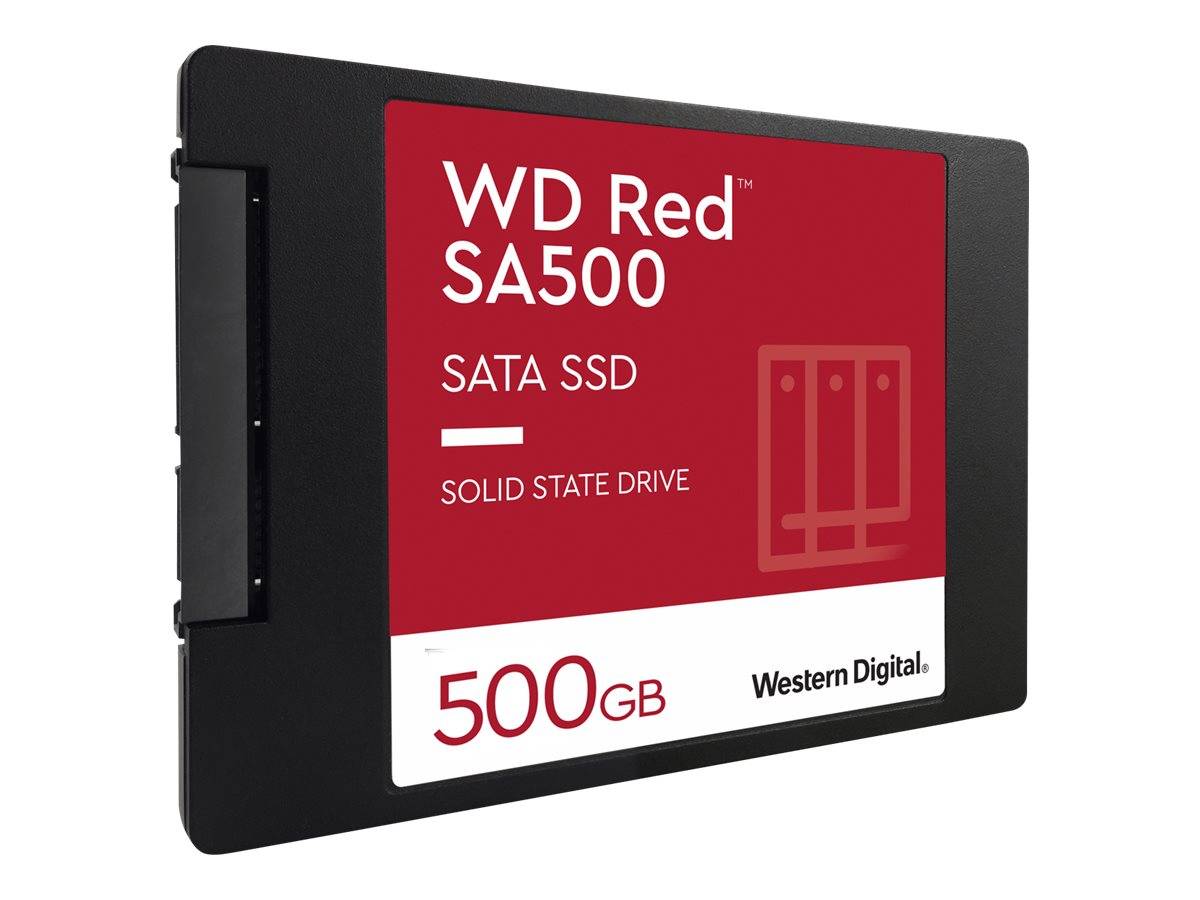 Western Digital WD Red™ SA500 500 GB Interne SATA SSD 6.35 cm (2.5 Zoll) SATA 6 Gb/s Retail WDS500G1R0A