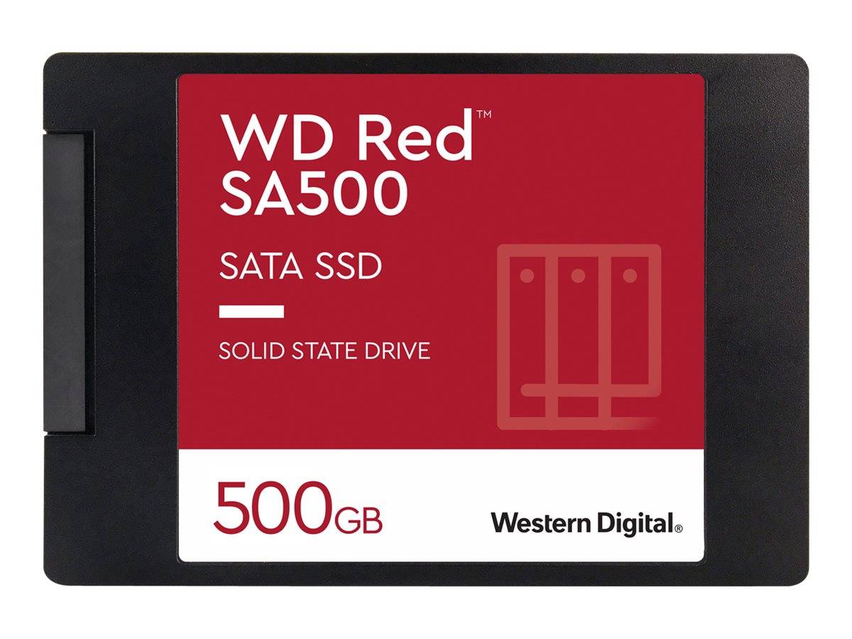 Western Digital WD Red™ SA500 500 GB Interne SATA SSD 6.35 cm (2.5 Zoll) SATA 6 Gb/s Retail WDS500G1R0A