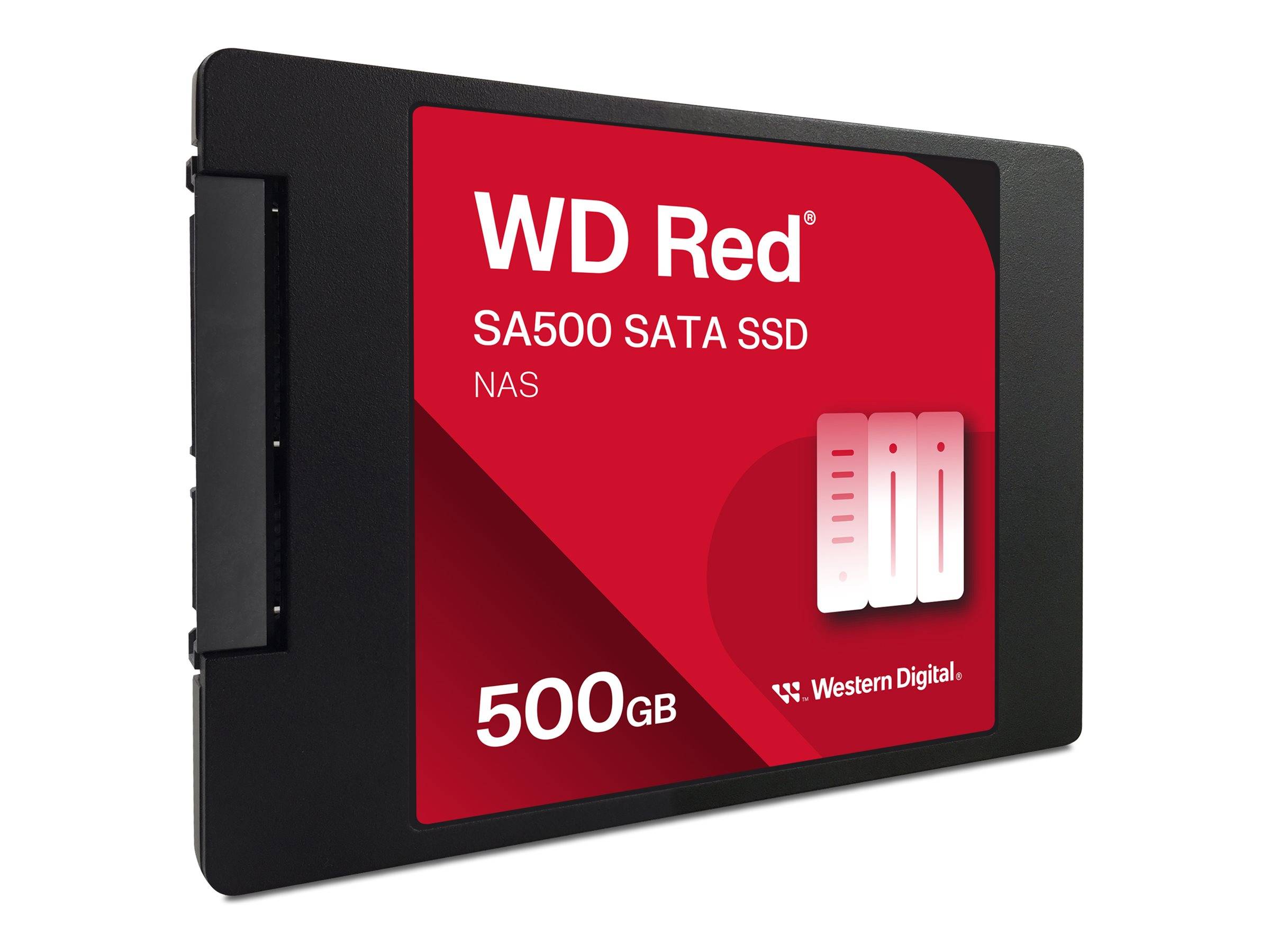 Western Digital WD Red™ SA500 500 GB Interne SATA SSD 6.35 cm (2.5 Zoll) SATA 6 Gb/s Retail WDS500G1R0A