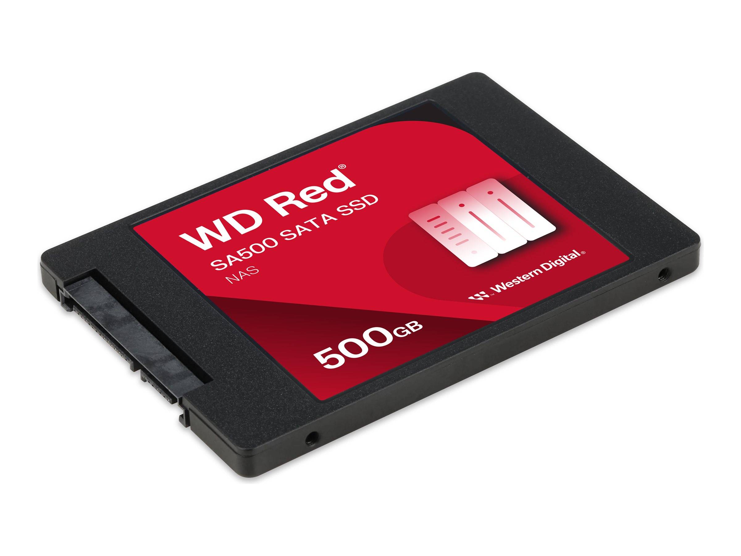 Western Digital WD Red™ SA500 500 GB Interne SATA SSD 6.35 cm (2.5 Zoll) SATA 6 Gb/s Retail WDS500G1R0A