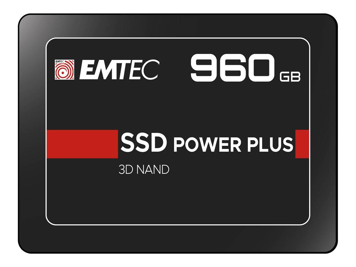 EMTEC X150 Power Plus 3D NAND - SSD - 960 GB - intern - 2.5"" (6.4 cm)