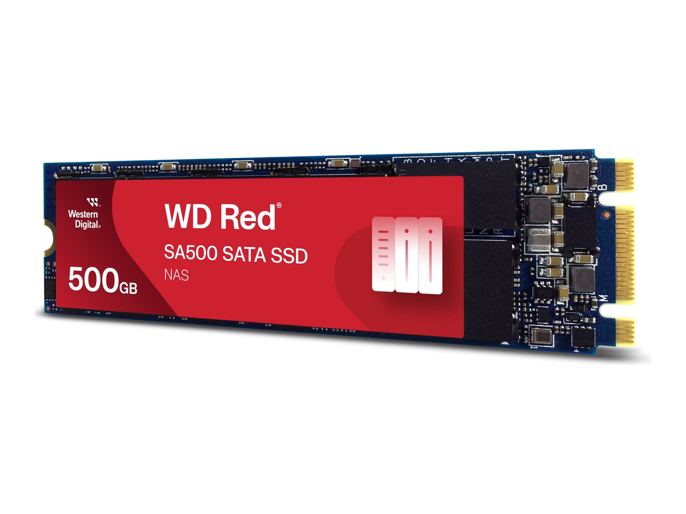 Western Digital WD Red™ SA500 500 GB Interne M.2 SATA SSD 2280 M.2 SATA 6 Gb/s Retail WDS500G1R0B