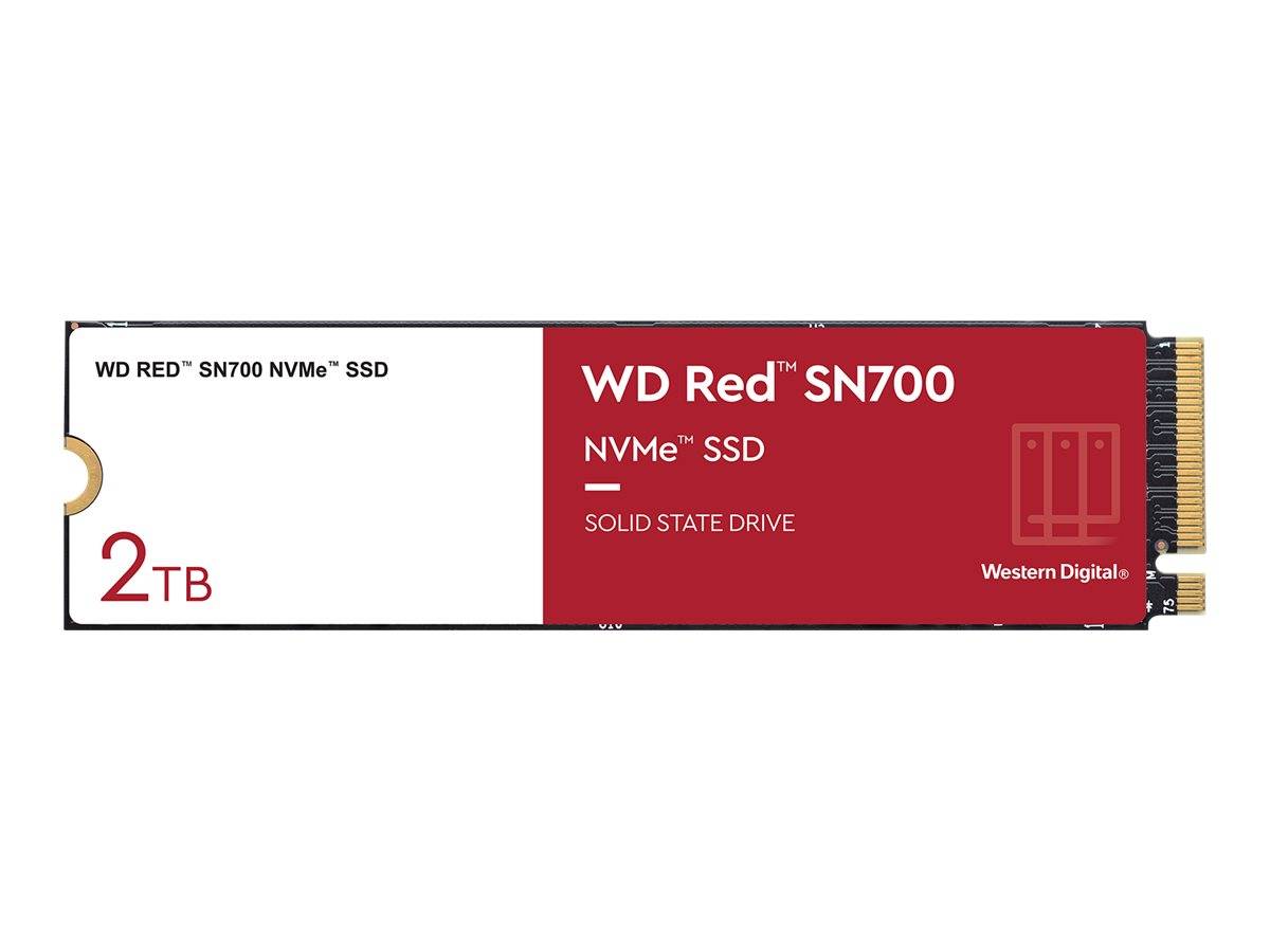 WD Red SN700 WDS200T1R0C - SSD - 2 TB - intern - M.2 2280 - PCIe 3.0 x4 (NVMe)