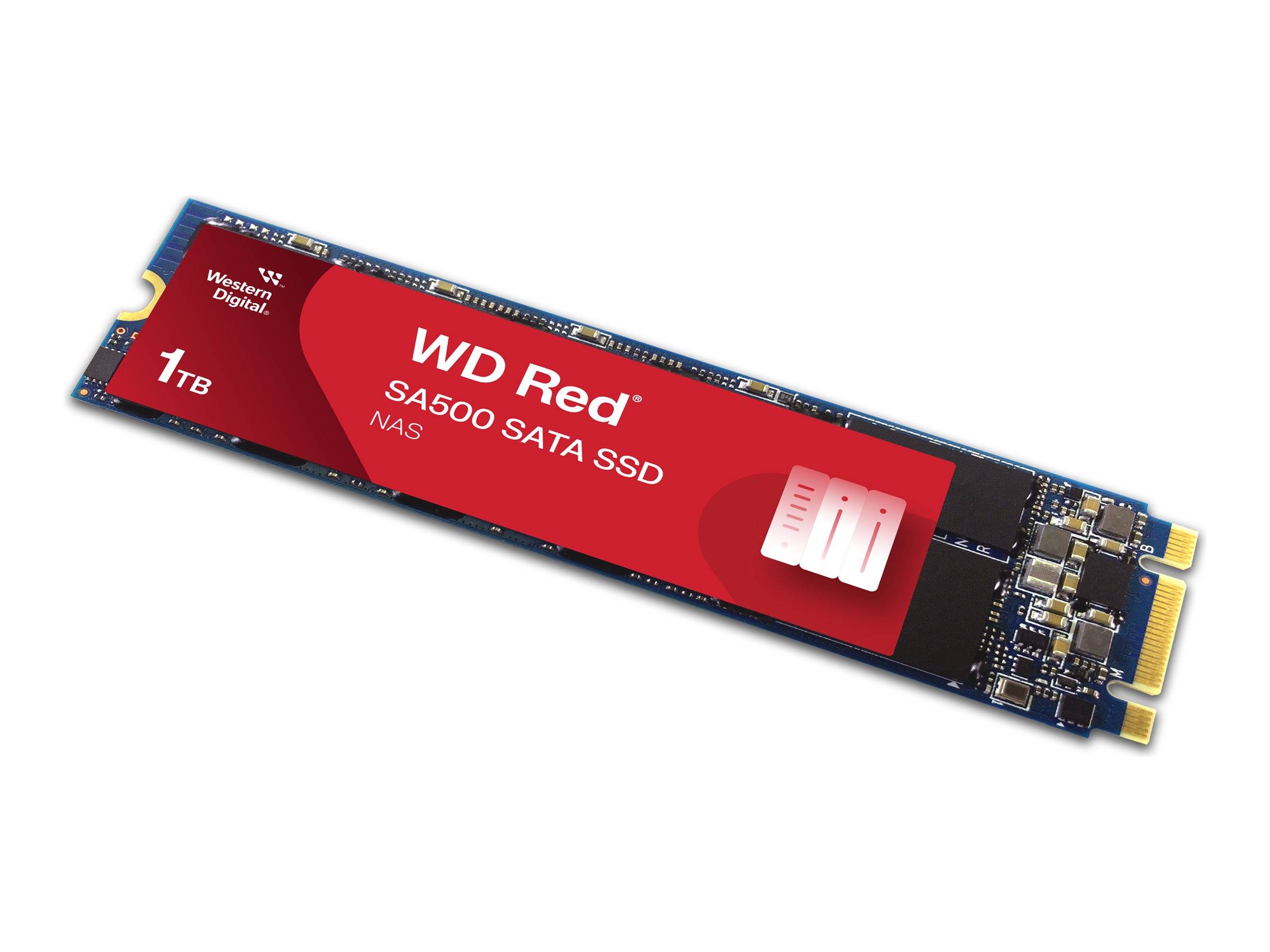Western Digital WD Red™ SA500 1 TB Interne M.2 SATA SSD 2280 M.2 SATA 6 Gb/s Retail WDS100T1R0B