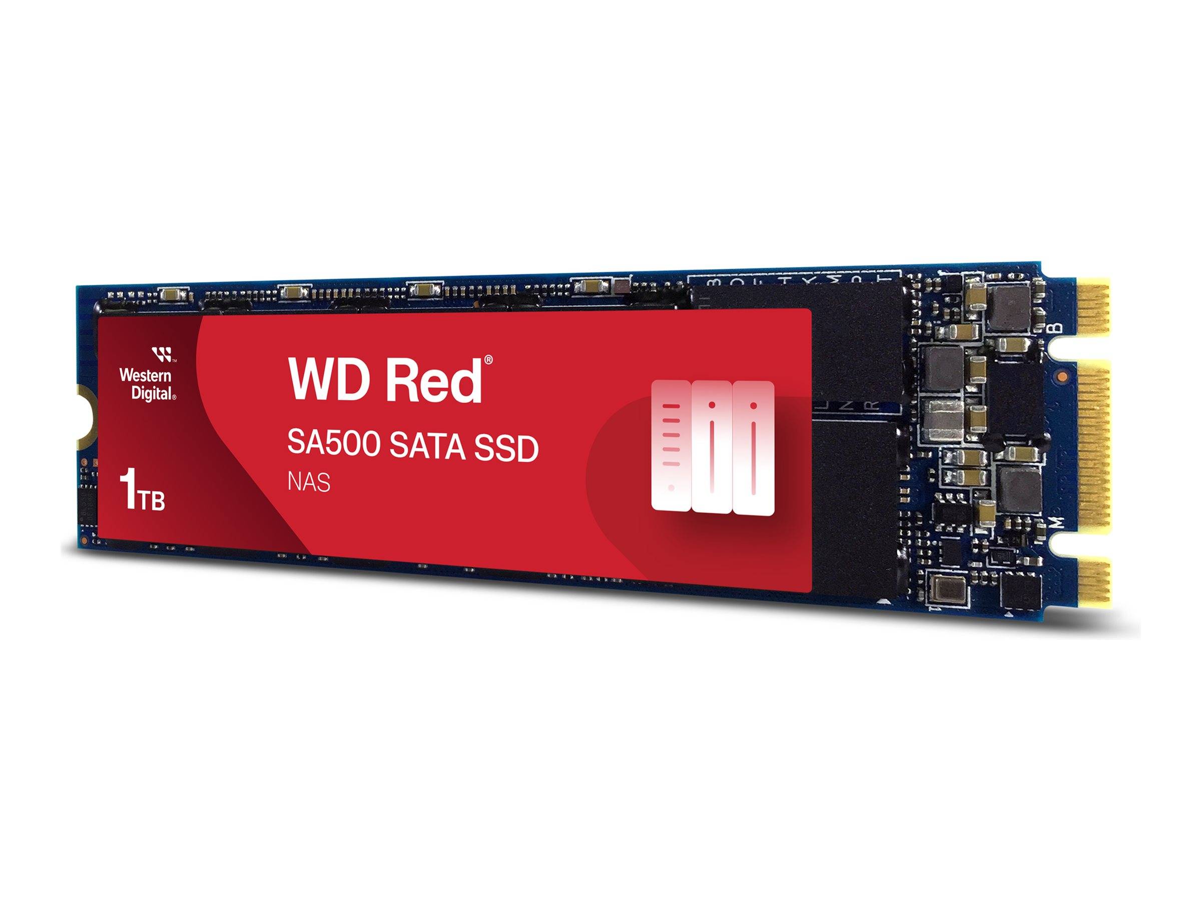 Western Digital WD Red™ SA500 1 TB Interne M.2 SATA SSD 2280 M.2 SATA 6 Gb/s Retail WDS100T1R0B