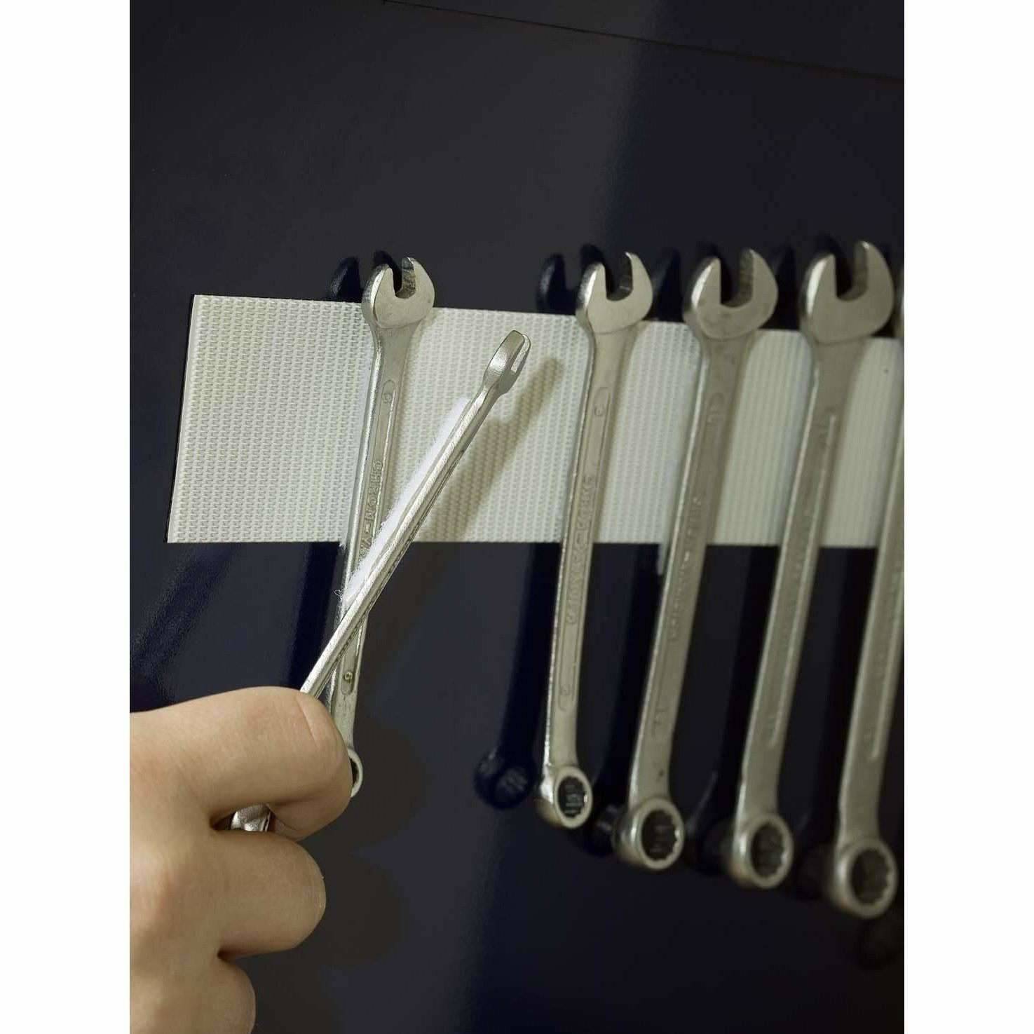 VELCRO® Klettband Extra Stark Selbstklebend, Haken & Flausch 50mm x 2.5m Weiß