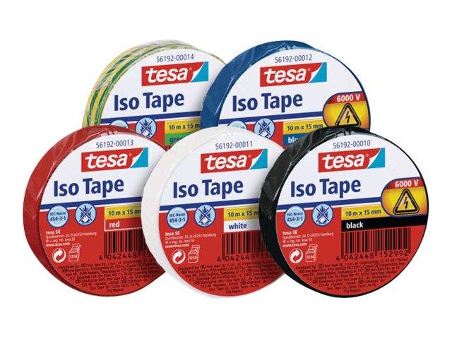 tesa 56192-00013-22 Isolierband Rot (L x B) 10 m x 15 mm 1 St.