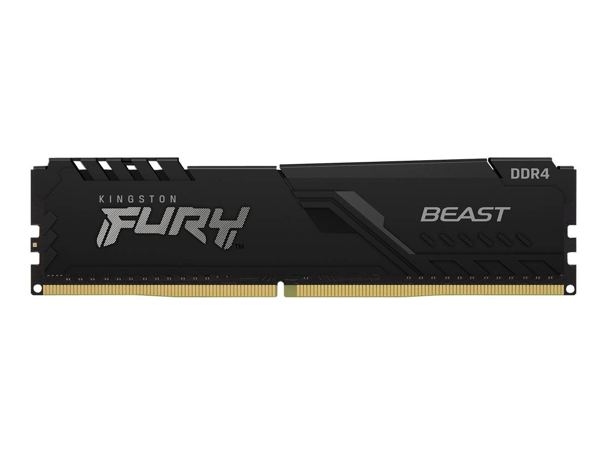 Kingston FURY Beast PC-Arbeitsspeicher Kit DDR4 16 GB 2 x 8 GB 3600 MHz 288pin DIMM CL17 KF436C17BBK2/16