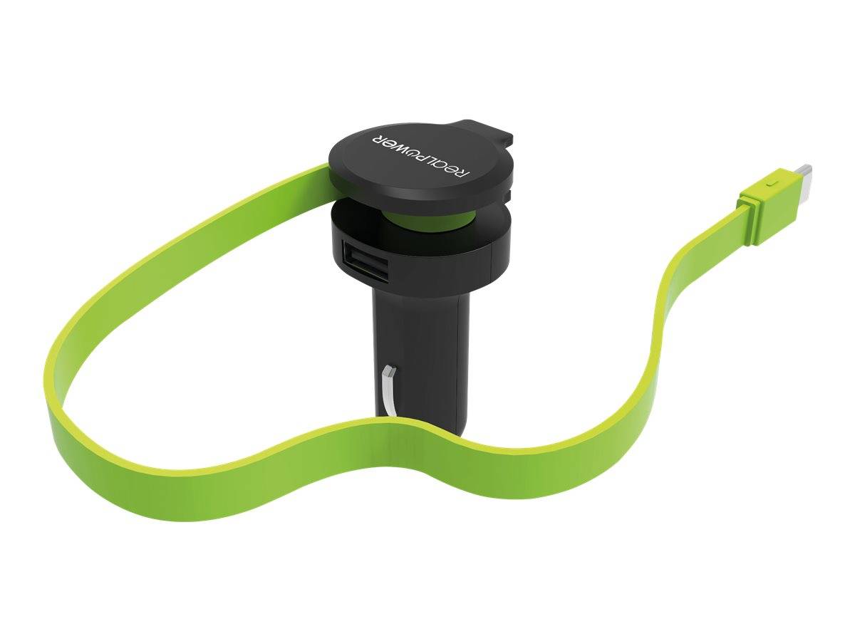 ULTRON - Realpower - Auto-Netzteil - 4.8 A - 2 Ausgabeanschlussstellen (USB, 24 pin USB-C)