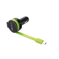 ULTRON - Realpower - Auto-Netzteil - 4.8 A - 2 Ausgabeanschlussstellen (USB, 24 pin USB-C)