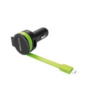 ULTRON - Realpower - Auto-Netzteil - 4.8 A - 2 Ausgabeanschlussstellen (USB, Micro-USB Typ B)