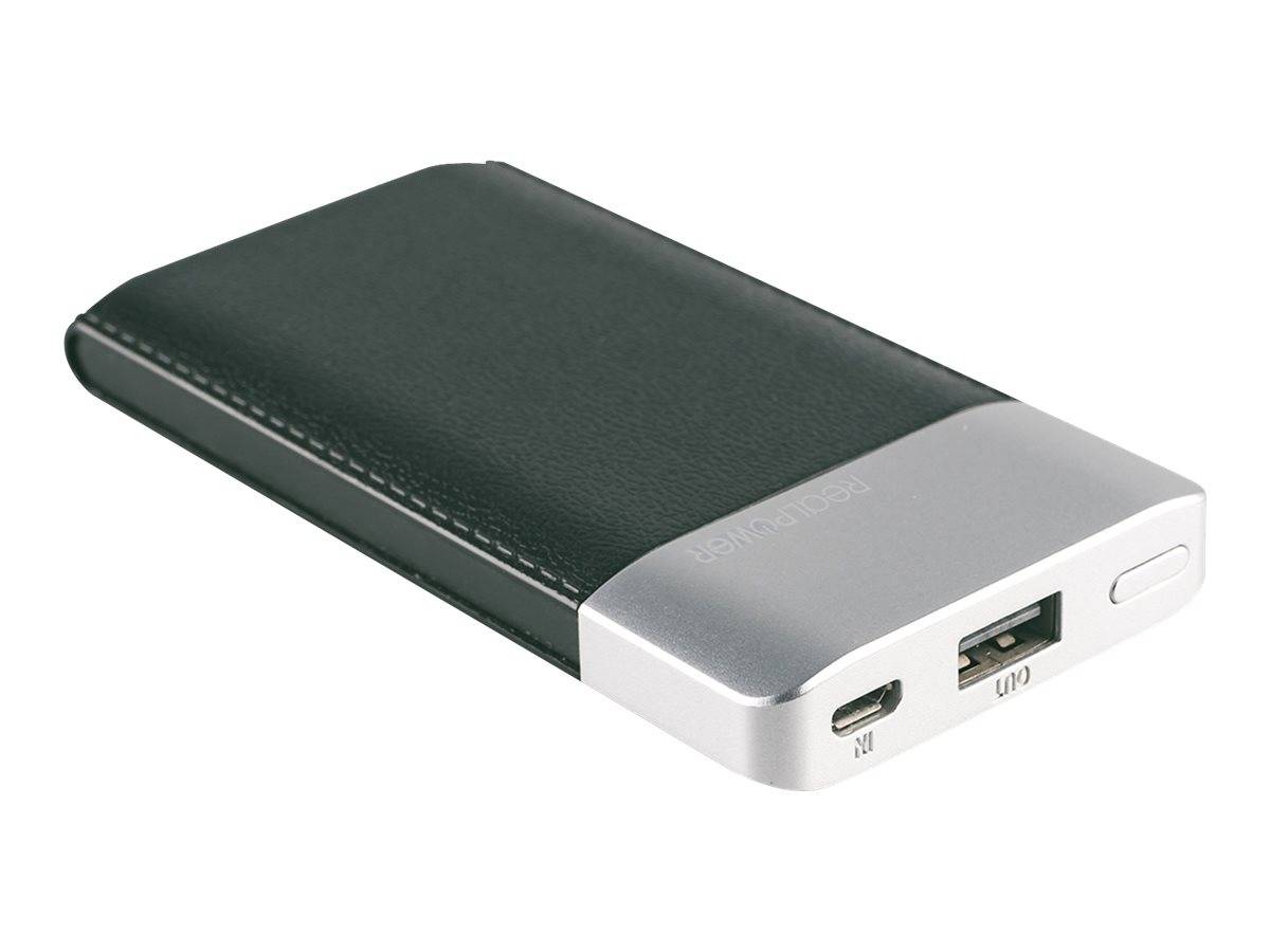 RealPower PB-4000 Powerbank 4000 mAh LiPo Schwarz