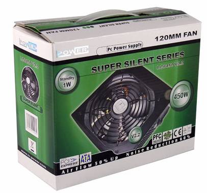 LC Power Super Silent LC6450 V2.2 - Netzteil (intern)