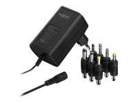 Ansmann 1201-0022 Steckernetzteil, einstellbar 12 V/DC, 9 V/DC, 7.5 V/DC, 6 V, 4.5 V/DC, 3 V 600 mA 7.20 W