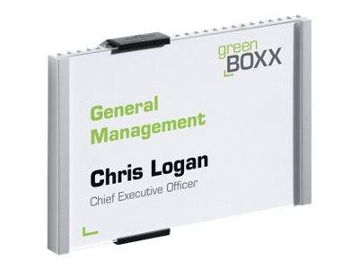 Durable Türschild INFO SIGN - 4801 (B x H) 149 mm x 105.5 mm Metallic, Silber 480123
