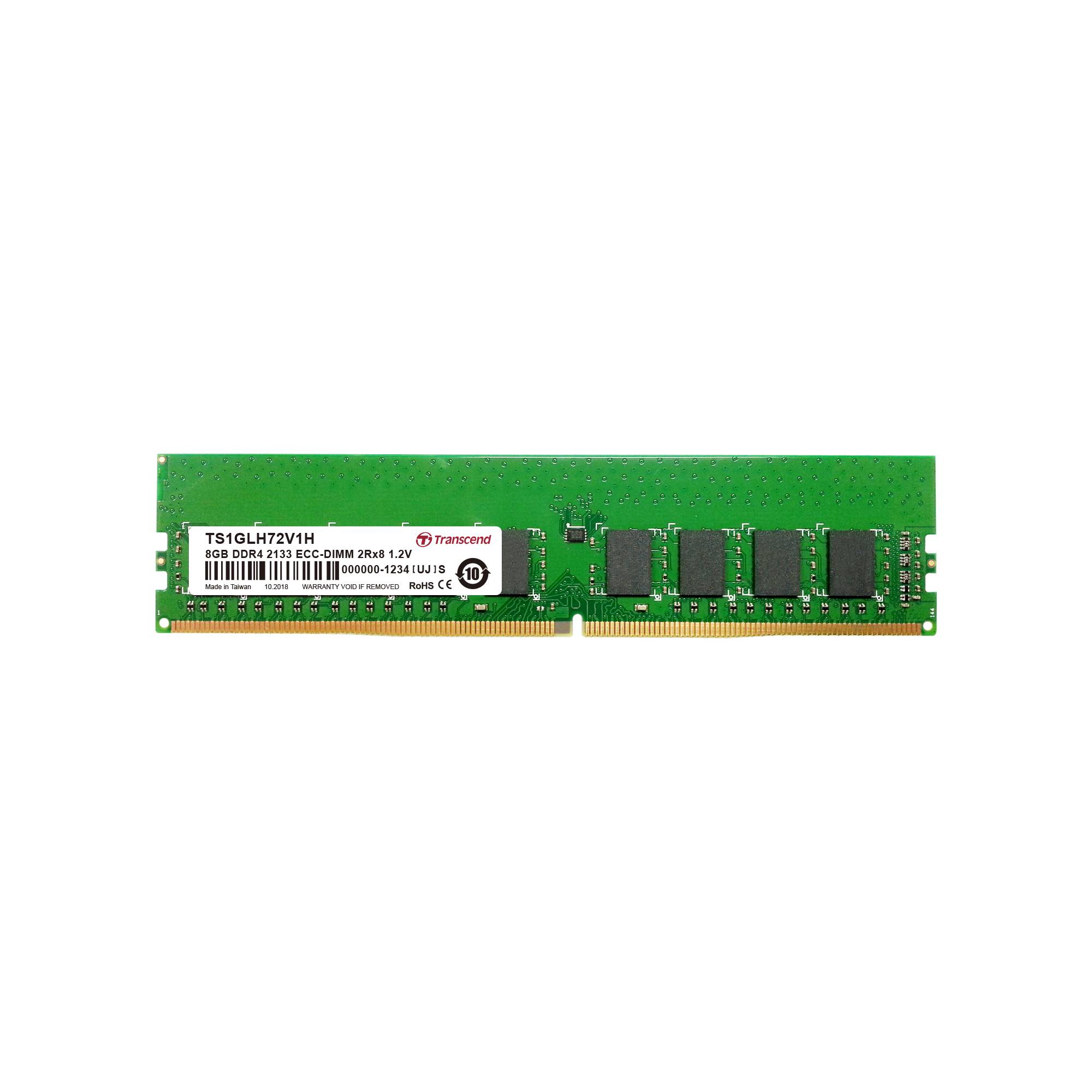 Transcend PC-Arbeitsspeicher Modul Industrial DDR4 8 GB 1 x 8 GB ECC 2133 MHz 288pin DIMM CL15 TS1GLH72V1H