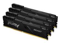 Kingston FURY Beast PC-Arbeitsspeicher Kit DDR4 128 GB 4 x 32 GB 3600 MHz 288pin DIMM CL18 KF436C18BBK4/128