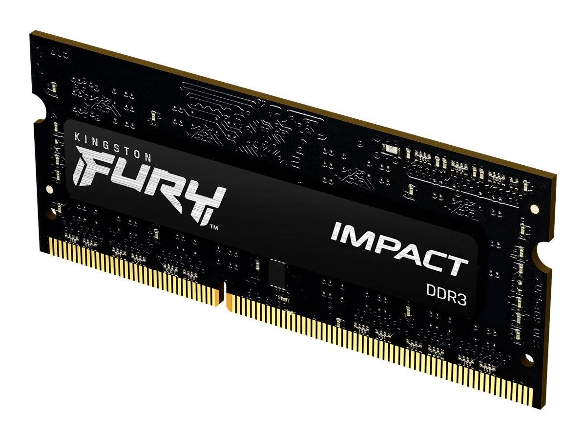 Kingston FURY Impact Laptop-Arbeitsspeicher Modul DDR3L 4 GB 1 x 4 GB 1600 MHz 204pin SO-DIMM CL9 KF316LS9IB/4