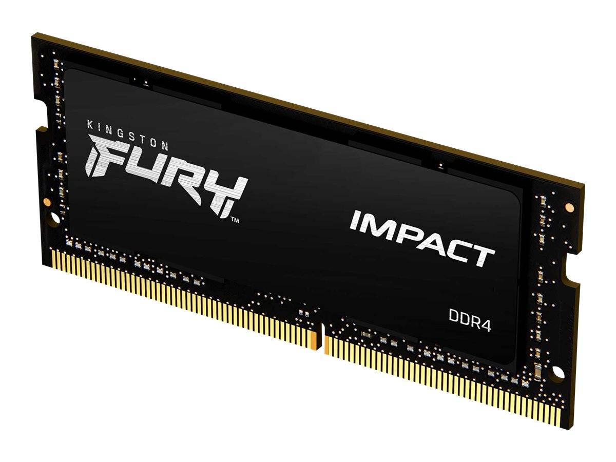 Kingston FURY Impact Laptop-Arbeitsspeicher Modul DDR4 32 GB 1 x 32 GB 3200 MHz 204pin SO-DIMM CL20 KF432S20IB/32