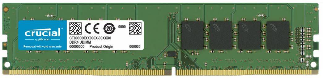 Crucial CT8G4DFRA32A PC-Arbeitsspeicher Modul DDR4 8 GB 1 x 8 GB 3200 MHz 288pin DIMM CL22 CT8G4DFRA32A