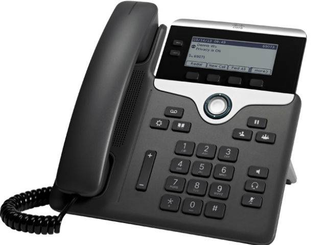 Cisco CP-7811-3PCC-K9= Systemtelefon,VoIP LC-Display Anthrazit