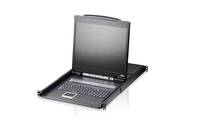 ATEN CL1308 - KVM-Konsole mit KVM-Switch - 8 Anschlüsse - PS/2, USB - 48.3 cm (19")