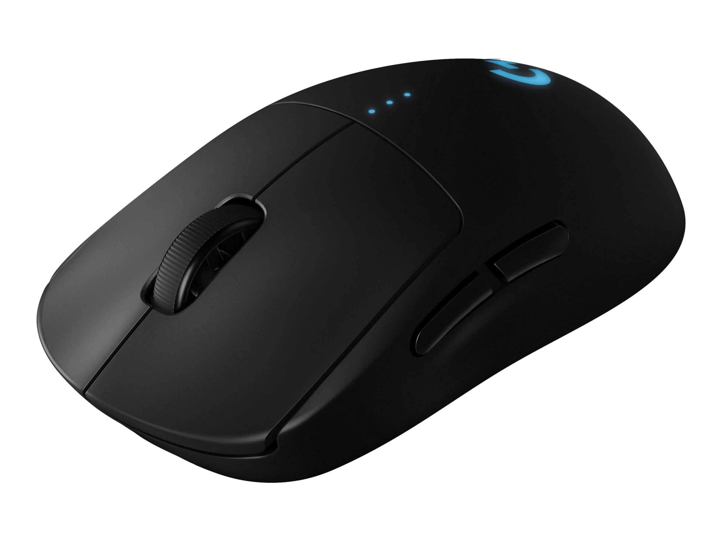 Logitech G Pro Gaming-Maus USB Optisch Schwarz 8 Tasten 16000 dpi Beleuchtet, Austauschbare Seitenteile, Abnehmbares Kabel