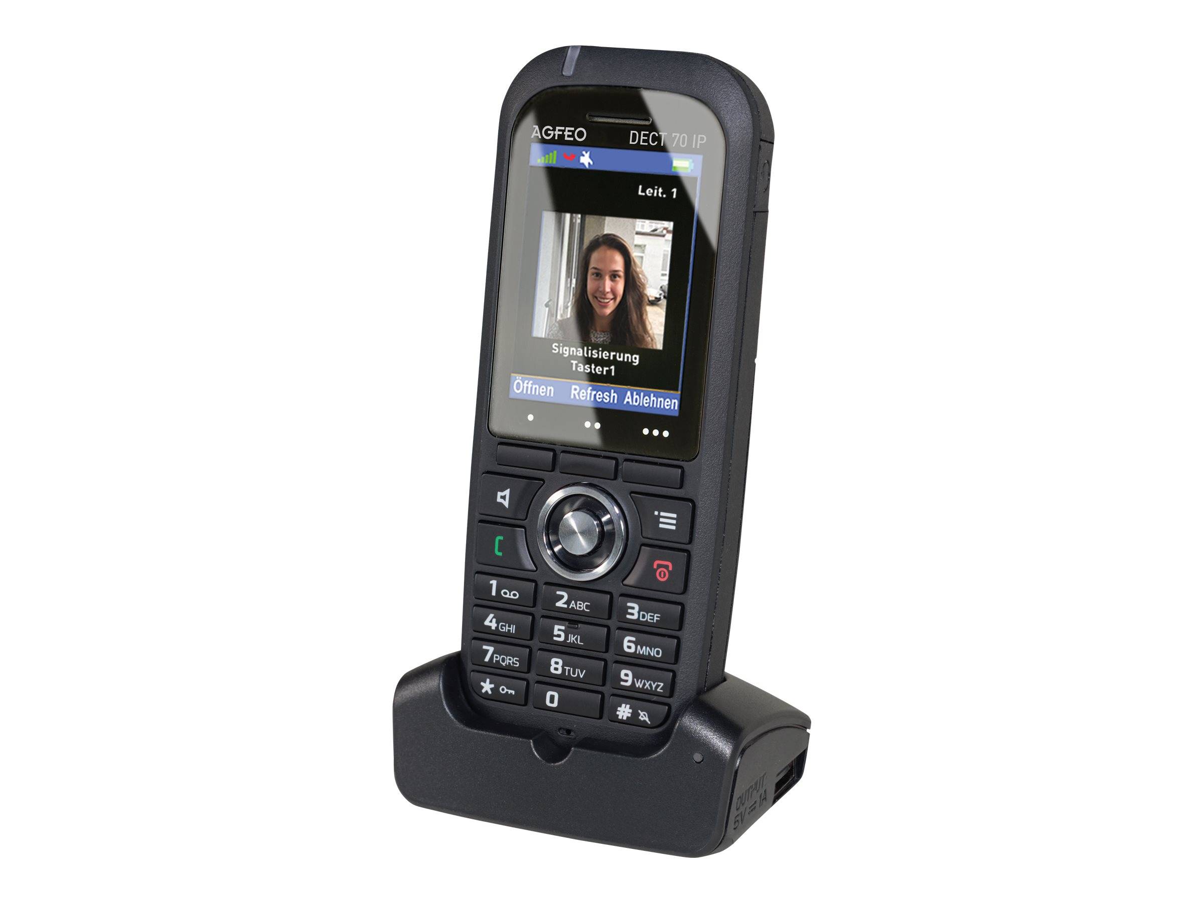 AGFEO DECT 70 IP - Schnurloses Erweiterungshandgerät