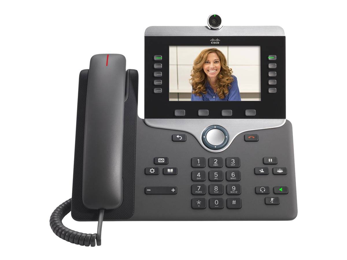 Cisco IP Phone 8865 - IP-Videotelefon - mit Digitalkamera, Bluetooth-Schnittstelle - IEEE 802.11a/b/g/n/ac (Wi-Fi)