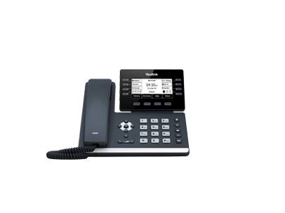Yealink SIP-T53W Schnurgebundenes Telefon, VoIP Bluetooth, Freisprechen, für Hörgeräte kompatibel, Headsetanschluss, Optische