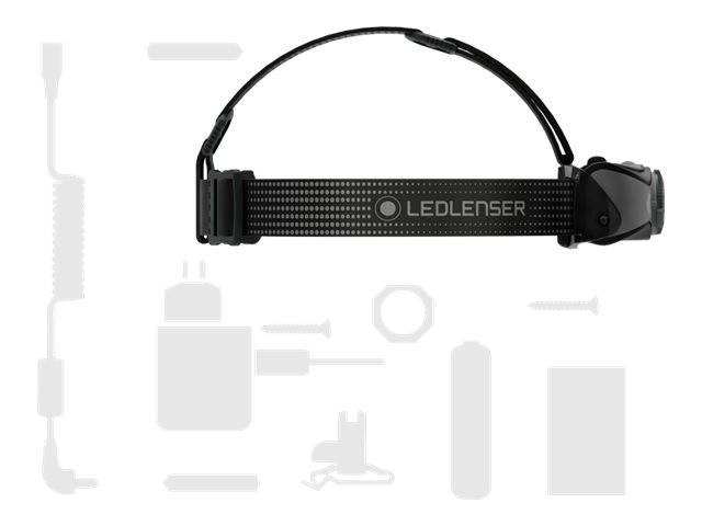 LED LENSER® Stirnlampe Outdoor MH7 Grey WindowBox