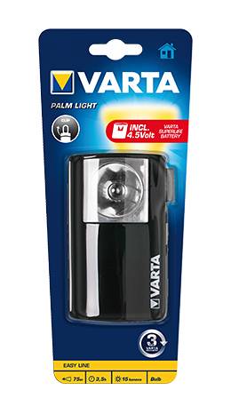 Varta 16645101421 Palm Light 3R12 mit Batt. 2021 Energieeffizienzklasse n.rel