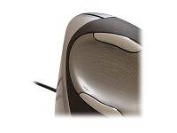 Evoluent Vertical Mouse 4 VM4L Ergonomische Maus USB Optisch Grau, Silber 6 Tasten 2800 dpi Ergonomisch