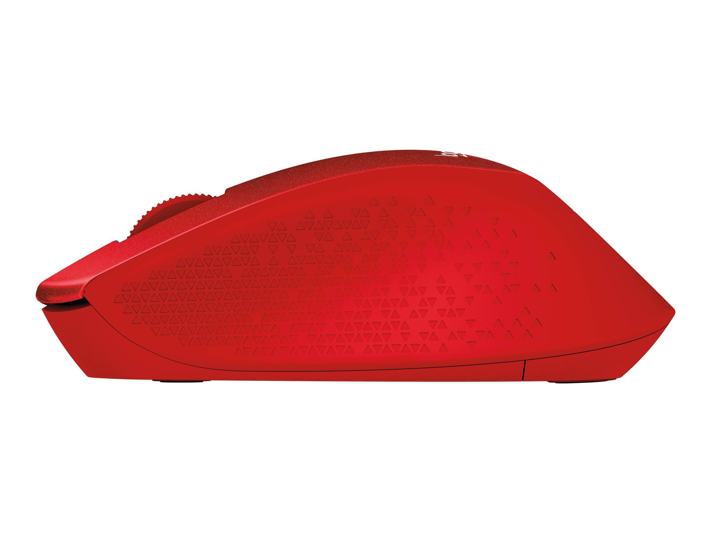 Logitech M330 Silent Plus Maus Funk Optisch Rot 3 Tasten 1000 dpi