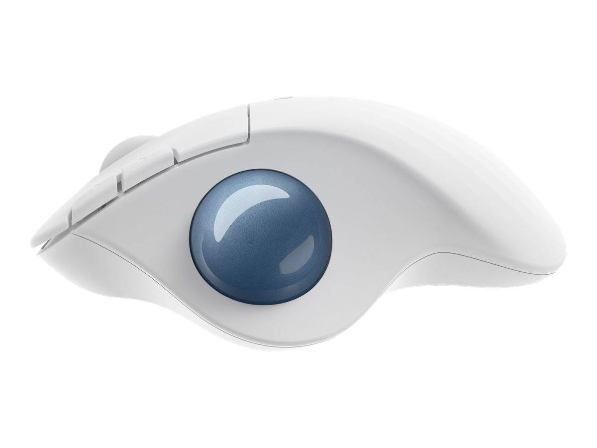 Logitech ERGO M575 Trackball Funk Optisch Weiß 5 Tasten 2000 dpi Ergonomisch