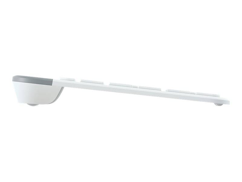 Logitech MK470 Slim Funk Tastatur, Maus-Set Deutsch, QWERTZ Weiß