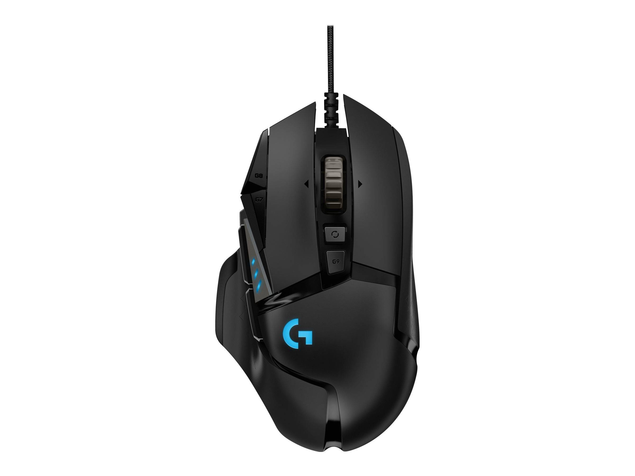 Logitech G502 Hero Gaming-Maus USB Optisch Schwarz 11 Tasten 16000 dpi Beleuchtet, Integrierter Profilspeicher, Gewichts-Tuning