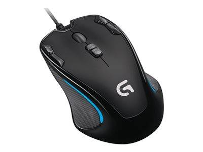 Logitech Gaming G300s Gaming-Maus USB Optisch Schwarz 9 Tasten 2500 dpi Integrierter Profilspeicher