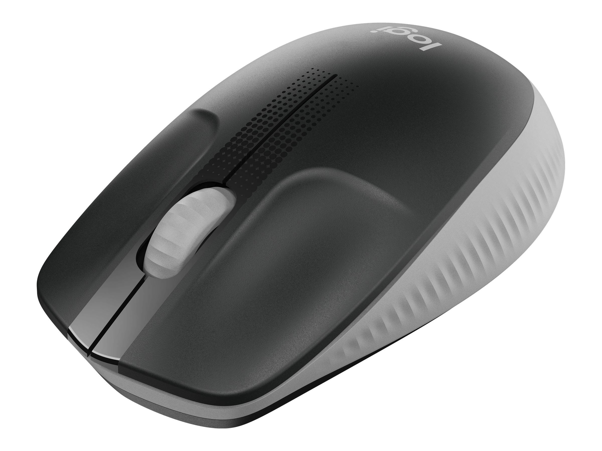 Logitech M190 Maus Funk Optisch Mittelgrau 3 Tasten 1000 dpi