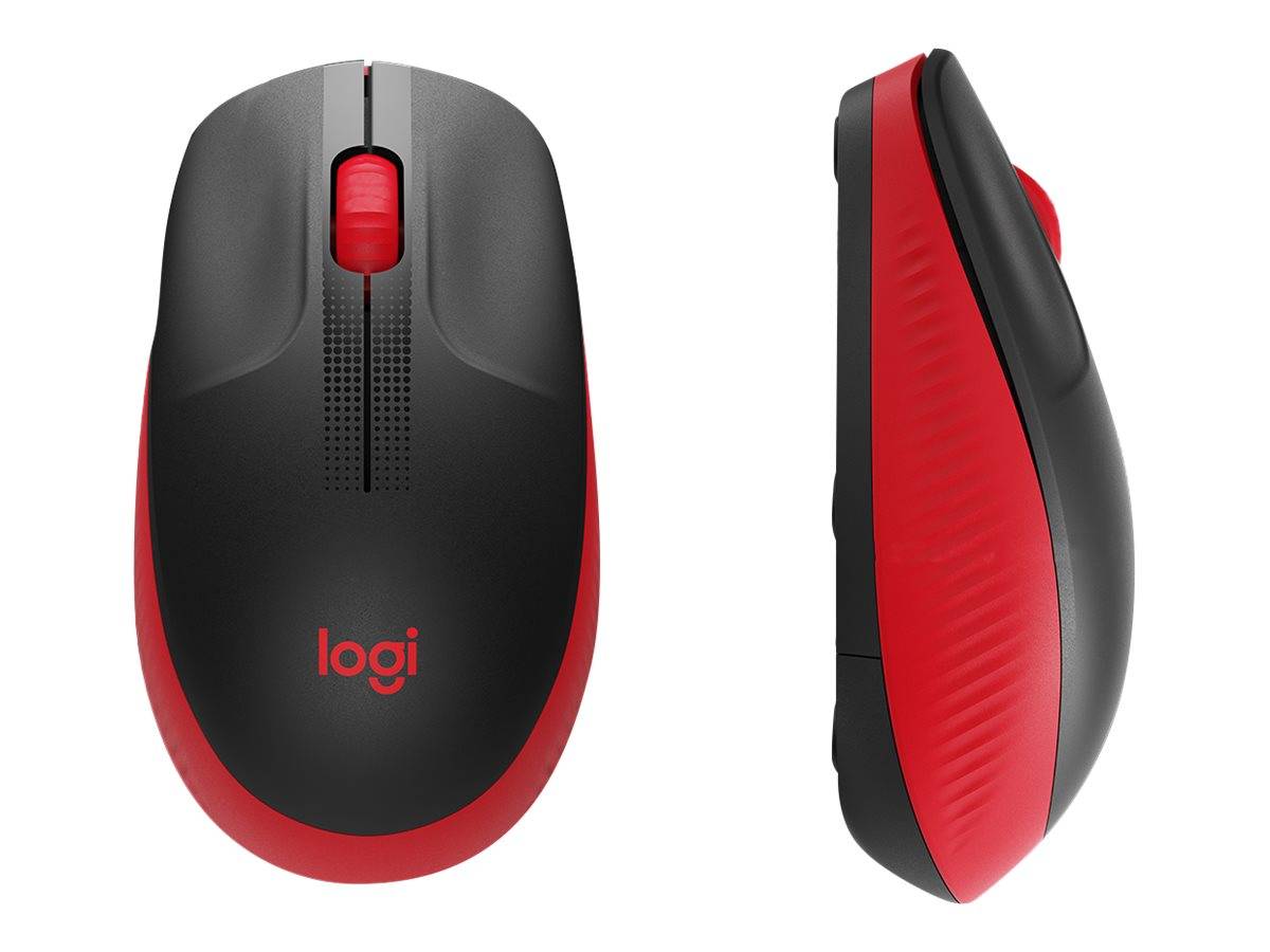 Logitech M190 Maus Funk Optisch Rot 3 Tasten 1000 dpi