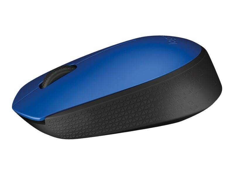 Logitech M171 Maus Kabellos, Funk Optisch Blau, Schwarz 3 Tasten 1000 dpi