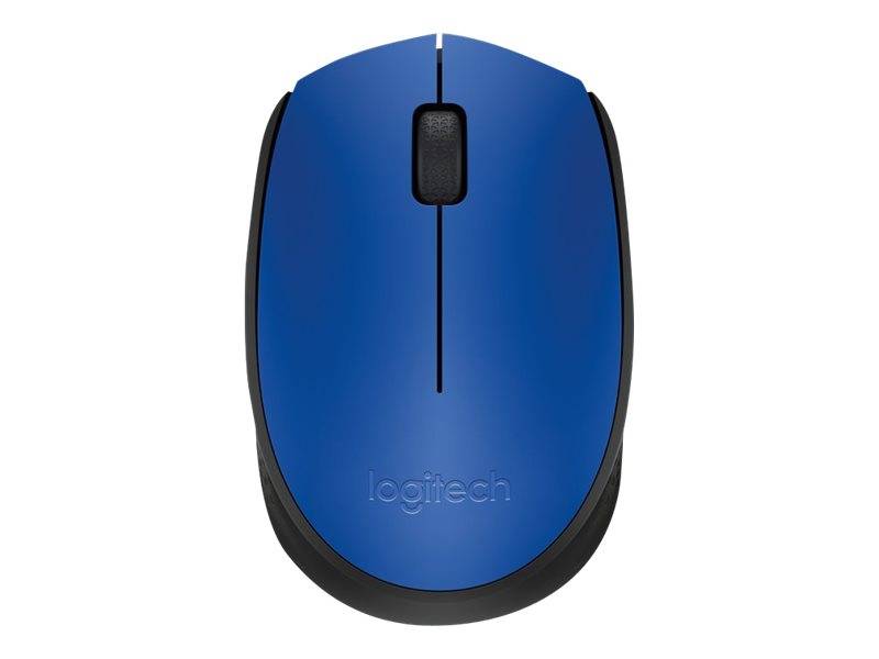 Logitech M171 Maus Kabellos, Funk Optisch Blau, Schwarz 3 Tasten 1000 dpi