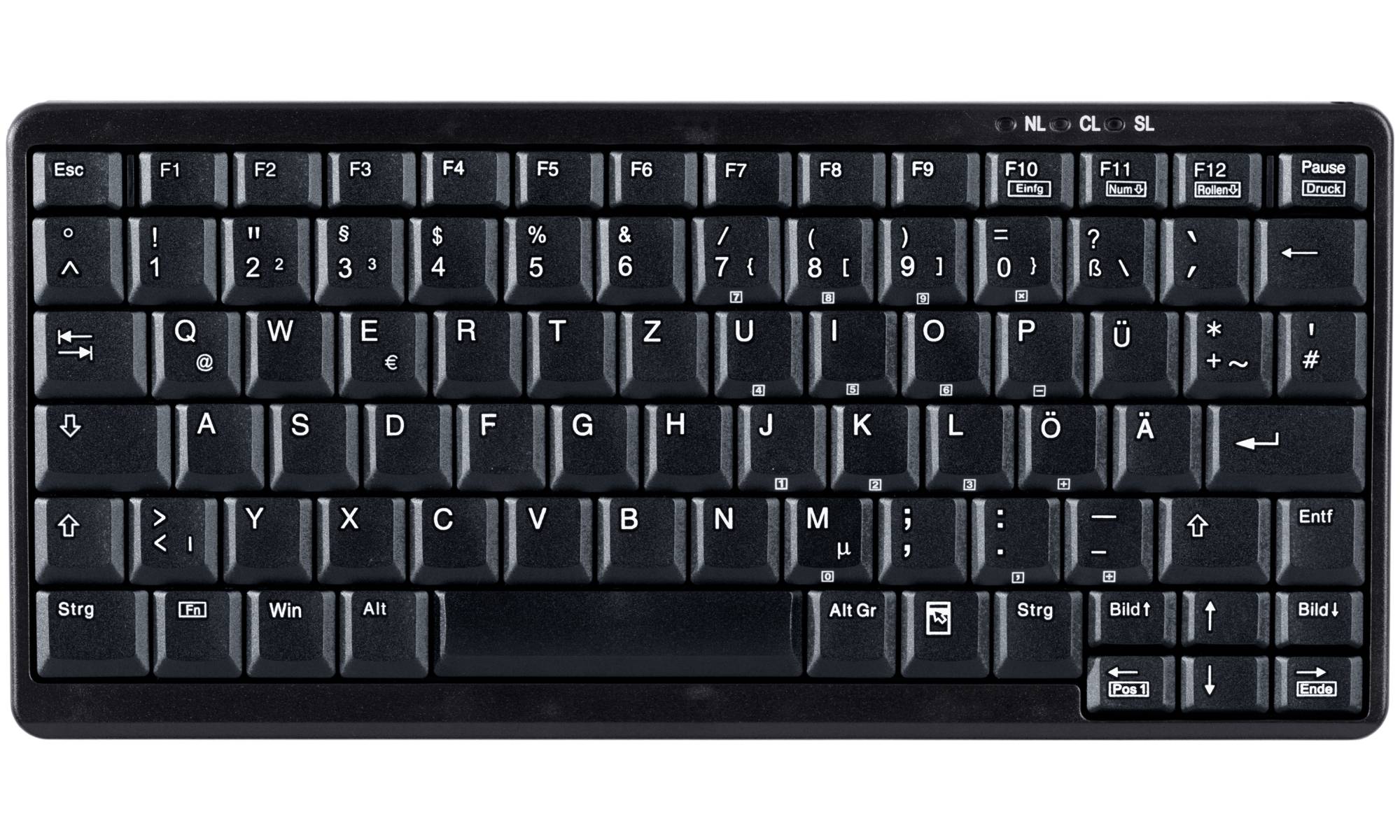 Active Key 4100 USB Tastatur Deutsch, QWERTZ Schwarz