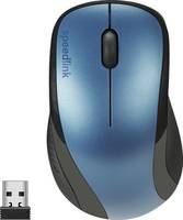 SPEEDLINK KAPPA Mouse - Maus - Für Rechtshänder - optisch - 3 Tasten - kabellos - 2.4 GHz - kabelloser Empfänger (USB)