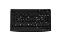 Active Key CompactKey AK-440 USB Tastatur Deutsch, QWERTZ Schwarz Integrierter Trackball