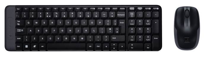 Logitech Wireless Combo MK220 - Tastatur-und-Maus-Setkabellos - 2.4GHz -